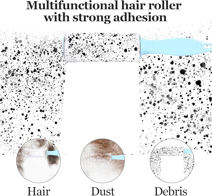 8 Pcs Mini Lint Roller for Travel Lint Roller Travel Size Mini, Small Rollers Romovers for Pet Hair Bulk Sticky Clothes for Pet Hair Extra Sticky Dog Cat