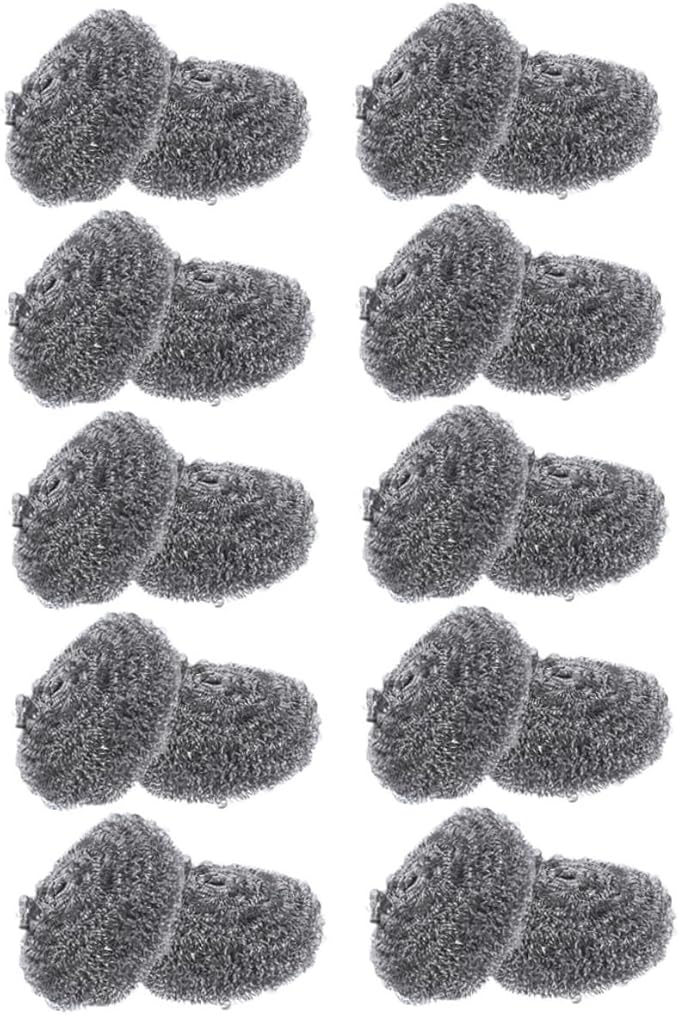 Ciieeo 20pcs Metal Pot Scrubbers Cleaning Balls for Pots Pans Baking Heavy Duty Dish Scrubbers for Effortless Grease Removal