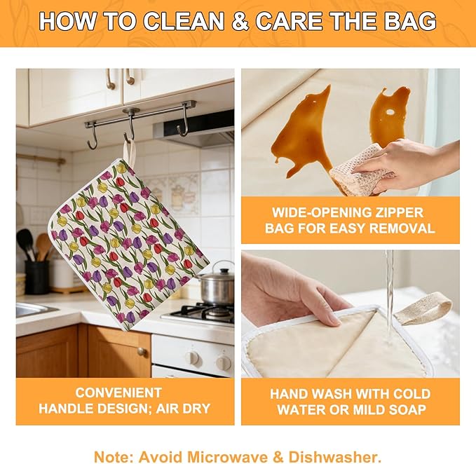 New Zipper Design Beeswax Bread Bags for Sourdough, Reusable Beeswax Bread Bags for Homemade Bread, Natural Bees wax Lining Bread Bag Keeps Bread Fresh and Moist, Extends Shelf Life (2-pack)