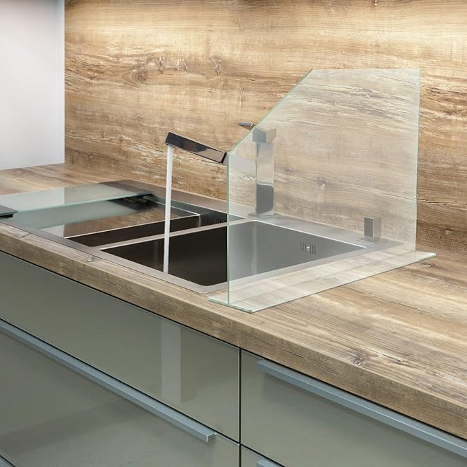 Source One USA Made Deluxe Acrylic Splash Guard 24 x 18 Inch Commercial Duty