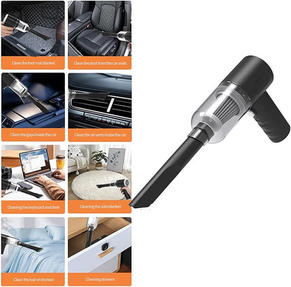 Portable Car Vacuum Cleaner, Handheld Wireless Mini Vacuum, Compact Dust Buster with 2-in-1 Nozzle, Detachable Washable Filter, Handheld Vacuum for Home,Car, Office Desk, Keyboards