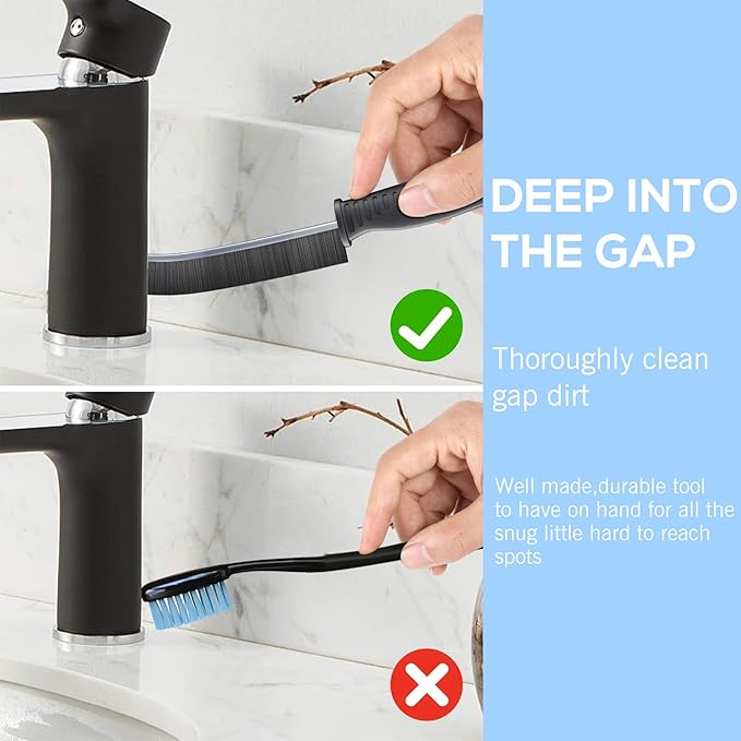 Window Track Cleaning Brush, 2 Pack, Multipurpose, Window Track Cleaning Tools