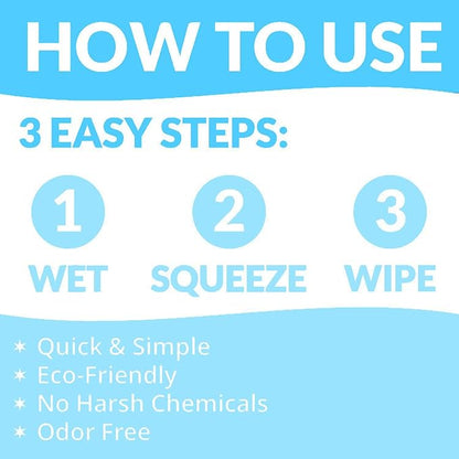 Super Absorbent Sponge Durable Stuff PVA Sponge Box High Water Absorbability Use in Car Boat Kayak After Shower Pick up Liquid Like Vacuum Cleaning Supplies (6 Blue Suction Sponges/Saver Pack)