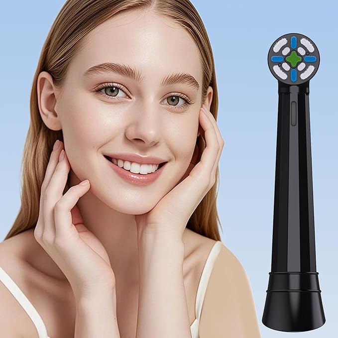 8 Pack IO Brush Head Compatible with Oral B IO 2/3/4/5/6/7/8/9/10/Deep Clean Electric Toothbrush, Replacement Heads Compatible with Oral B IO for Effective Cleaning (Black)