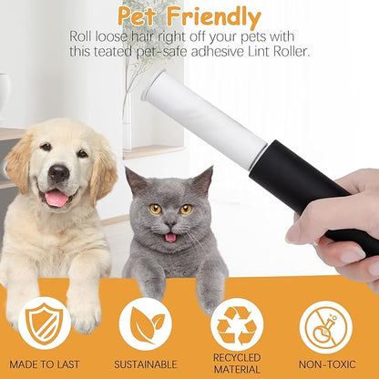 Lint Roller Refill Compatible with Flint,Extra Sticky Retractable Lint Refills Replacement Compatible with Flint,30 Sheets per Roll(Pack of 10,Total 300 Sheets)(No Roller Handle)