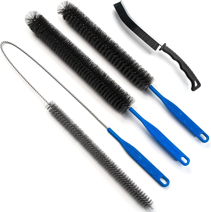 Dryer Vent Cleaner Kit, Dryer Cleaning Brush Vent Cleaner, Refrigerator Coil Cleaning Brush Clothes Trap Duct Remover, Appliance Brush, Home Dryer and Washer Lint Trap Cleaning Tool Set