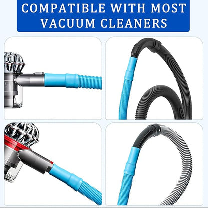 Dryer Vent Cleaner Kit With Dryer Vacuum Hose Attachment - Compatible with Most Vacuum Cleaner - Vent Lint Remover Brush, Shop Vac Accessories, Lint Trap Cleaner & Home Cleaning Tools