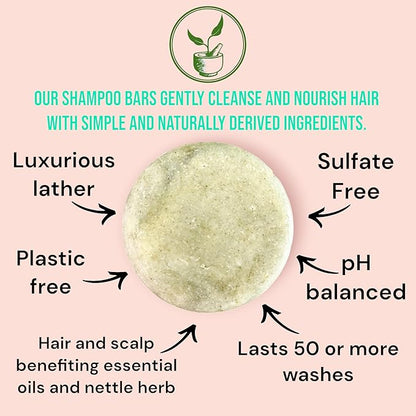 Lucky Locks | Pick Your Scent | Natural Shampoo & Conditioner Bar Set | Zero Waste Hair Care | Sulfate Free (Citrus Sunshine)