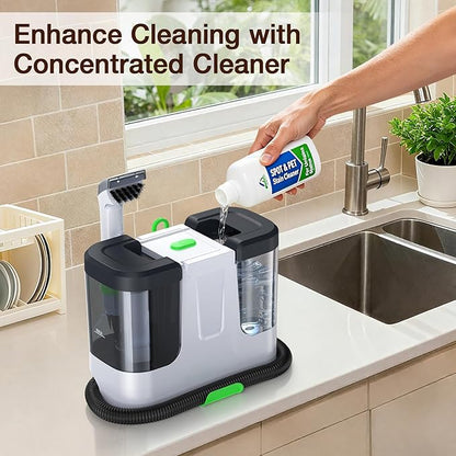 Portable Carpet & Upholstery Cleaner, 18Kpa Carpet Cleaner Machine for Deep Stain Removal, Spot Cleaner for Pet Accidents, Area Rugs, Stairs, Car Seats & Couches, Includes Tools & Self-Cleaning