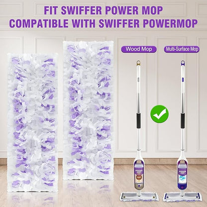 30 Pack Disposable Power Mop Refills Pads for Swiffer Powermop,Swifter Wet Pads Refill,Disposable Mop Pads Swifters for Wood Floors,Multi-Surface Mopping Pads Refills for Floor Cleaning