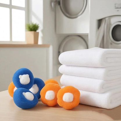 Reusable Pet Hair Remover for Washer, 10 Pack-Effective Pet Hair Dissolver Balls for Laundry & Dryer Lint Catcher. Traps Dander & Fur, Keeps Drains Clean. Eco Friendly Reusable Laundry Accessories.