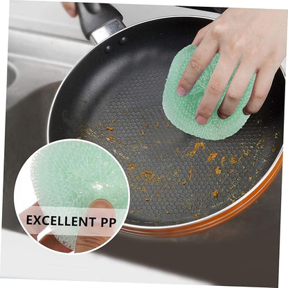 VALICLUD 1set Scouring Balls for Kitchen Cleaning High Performance Cookware Scrubber Balls Durable Dish Washing Scrubbers Lightweight Portable for Home Outdoor Use 12pcs