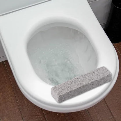 Pumice Scouring Pad Cleaner Set with Handle for Toilet Bowl, for TILE, Kitchen and Grill Stain Removal, 2 Pack