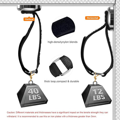 Heavy Duty Magnetic Hooks, Magnetic Tool Holders, 40LBS Magnetic Garage Hooks, for Storing Cables, Ropes, Wires, and Cordless Tools in garages, workshops, Cruise,RVs, and Pickup（4pcs）
