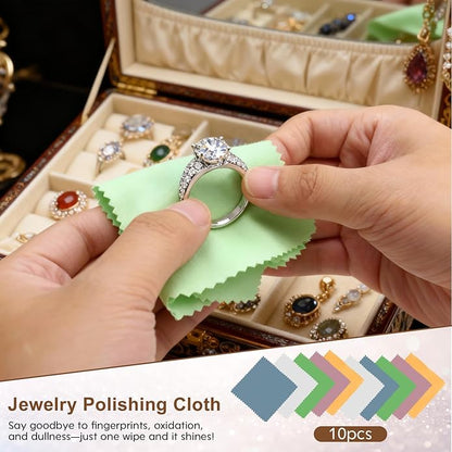 Zebrabox Jewelry Cleaning Kit, 24 Pcs Jewelry Cleaning Brush & Watch Cleaning Brush Set, Jewelry Polishing Kit for All Jewelry Ring Gold Diamond Silver,Decontamination and Care Tools