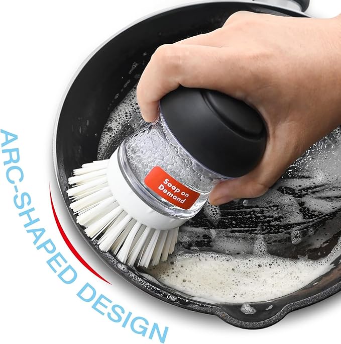 Palm Brush Refills for OXO Soap Dispensing Palm Brush, 6 Pack Palm Brush Replacement Head