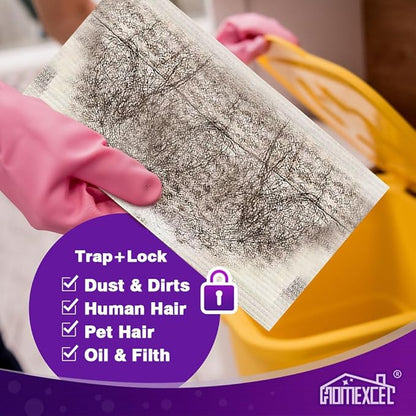 HOMEXCEL Multi-Layer Dry Floor Mop Pads Refills Compatible with Swiffer Wet Jet-All Purpose Multi Surface Floor Cleaner Spray Mop Pads Replacement for Hardwood Floor,32 Count