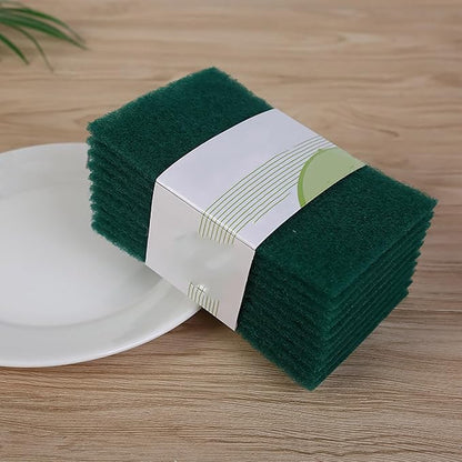 10PCS Heavy Duty Cleaning Scrubbing Pads for Kitchen Bathroom Household Cleaning Dish Scrub Sponges