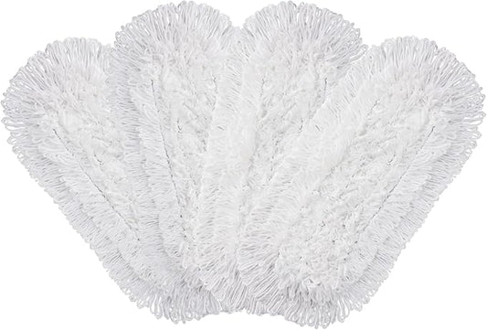 CLEANHOME Microfiber Mop Pads 4 Pieces for Floor Cleaning,Fit CLEANHOME Dust Mop: B09PBPGSJ3, Full Polyester Microfiber Replacement Pads