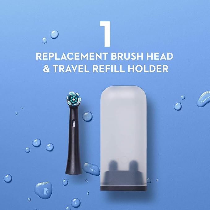 Oral-B iO Series 7G Electric Toothbrush with Replacement Brush Head, White Alabaster