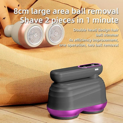 Mini Portable USB Rechargeable Hair Ball Trimmer, Compact and Portable Hair Ball Remover, Travel Home Shaving Machine, Powerful Removal of Pilling from Sweaters, Coats, Scarves