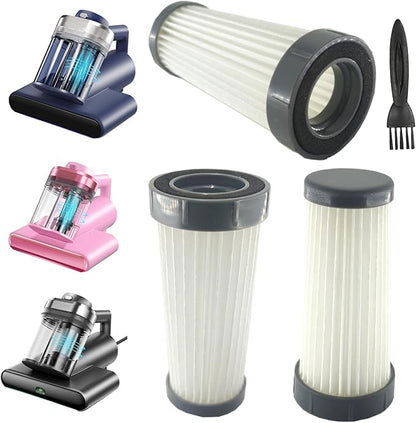 3Pack Hepa Filters Replacement Compatible with Teant and Trucozie T556 Mattress Vacuum Cleaner. Washable Filters Works with Teant Blue, Gray Upgrade and Pink Bed Vacuum Cleaner.