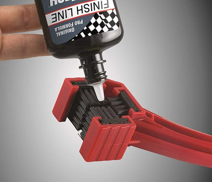 Finish Line Grunge Brush Bike Chain & Gear Cleaner – Dual-Sided Bristles for Chains, Cassettes & Hard-to-Reach Areas