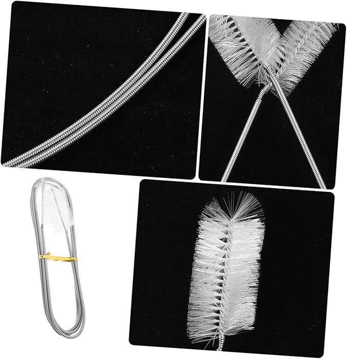 Flexible Double-Ended Aquarium Tube Brush Drain Cleaning Brush for Sink Shower Hose Long Handle