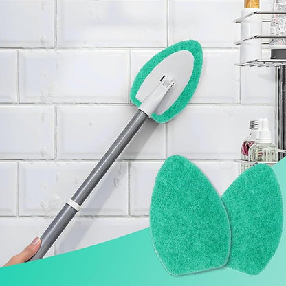 3 Pack tub and Tile Scrubber Replacement-Compatible with Scotch Brite tub and Tile Scrubber Refill. (Green)