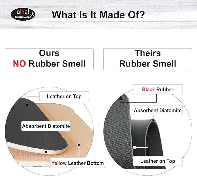 Faucet Mat Bathroom Sink 3-square-hole : AHA HOMEWARE Diatomite Rubber Bathroom Sink Splash Guard 3 Square Hole 2 Pack (Black)