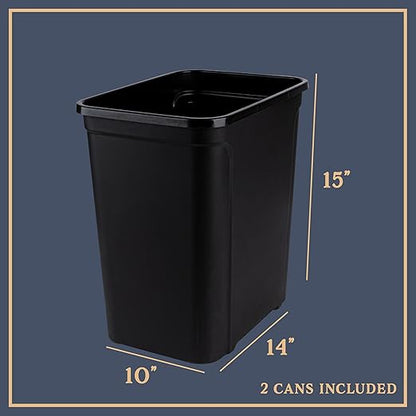 HOLDN’ STORAGE Pull Out Double Trash Can Under Cabinet - Two 7 Gallon Trash Can Included, Adjustable, Heavy Duty with Lifetime Limited Warranty 17¾” Wide Cabinet Opening - Anti Rust Chrome Finish