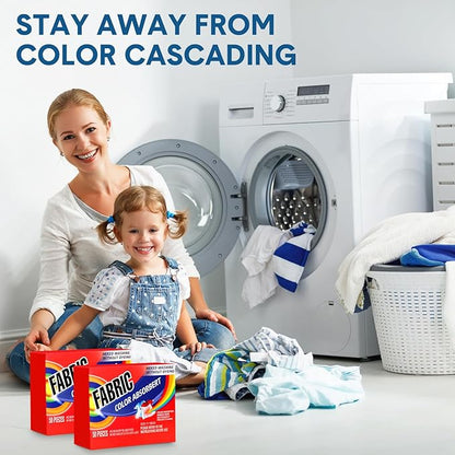 200 Pcs Color Absorber Laundry Sheets Color Dye Guard Sheets for Laundry Prevent Runs or Bleeds Fragrance Free Trapping for Home Apartment