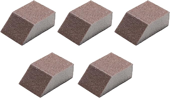 Sanding Sponge, Heavy Duty Magic Eraser Sponges & Abrasive Scouring Pads for Drywall Sanding, Rust Removal, Stainless Steel Pot Cleaner, Wood Sanding Block for Household