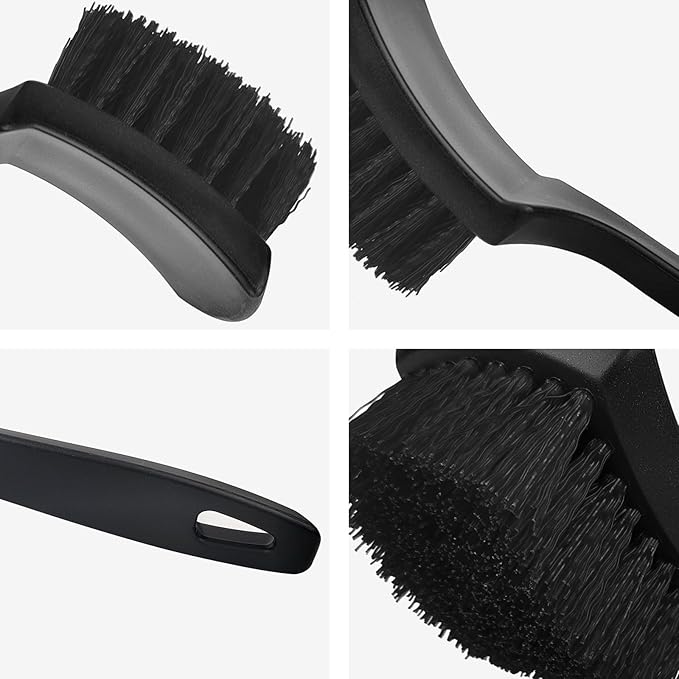 Carpet Brushes for Cleaning, Tire Cleaning Brush, Cleaning Brush for Car Interior and Home, Simple and Practical (2, Black)