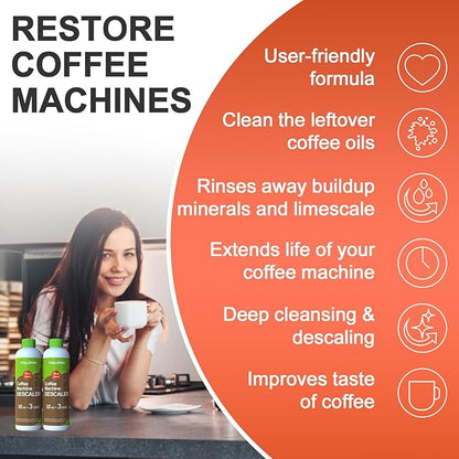 FOLLOWIN Mold and Mildew Bathroom Cleaner Gel 18oz, Coffee Machine Cleaner and Descaler, Espresso Coffee Maker Cleaner