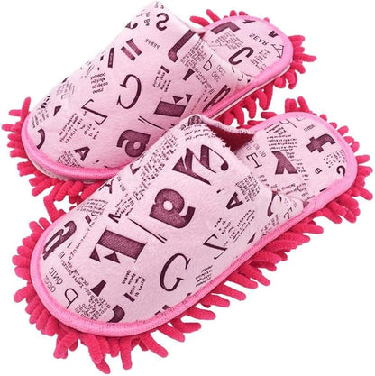 Selric Super Chenille Microfiber Washable Mop Slippers Shoes, Detachable Mopping Shoes, Floor Dust Dirt Hair Cleaner, Multi-sizes Multi-Colors Available