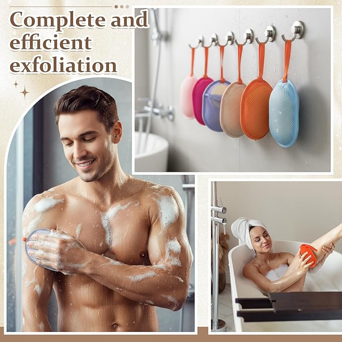 10 Pcs Mesh Soap Saver Bags Colorful Exfoliation Bar Lathering Soap Pouches Double Sided Pocket Bags for Rich Lather Body Face Cleaning