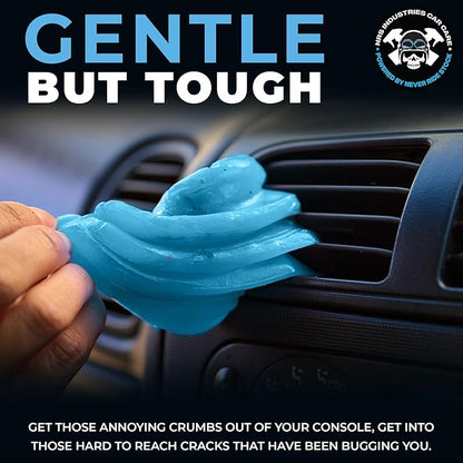 2 Pack Grime Reaper Cleaning Gel | Clean Slime Putty | Auto Detailing | Car Interior Cleaner | Car Accessories | Electronic Products Keyboard Cleaner | Dust Remover