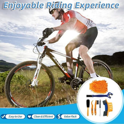 Bike Cleaning Brush Tool Kit
