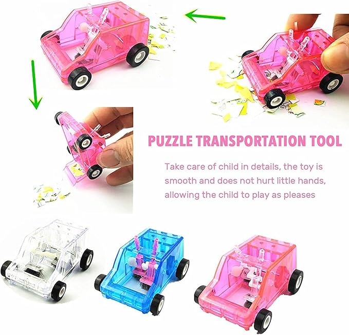 JJLFresheners Desktop Mini Cleaner and Dust Sweep, Blue Transparent, Car Table Dust Cleaning Trolley Keyboard Confetti Pencil Eraser Dust Sweeper Deft Processed