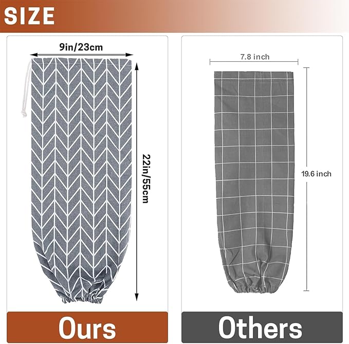 SWISSELITE Reusable Plastic Bag Organizer, Wall Mount, Large Grocery Bag Storage Dispenser, 22x9 IN