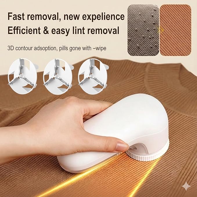 Only Compatible with Beautural Fabric Shaver Replacement Blades,3-Leaf Blades Only Fit for BEAUTURAL Fabric Shaver and Lint Remover Standard 3-Leaf Blades Aqua and Gray Model.