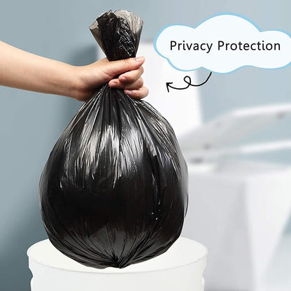 Toplive Trash Bag 4 Gallon Garbage Bag Small Trash Bags Wastebasket Bin Liners for Home Bathroom Bedroom Kitchen Office Trash Can, Black