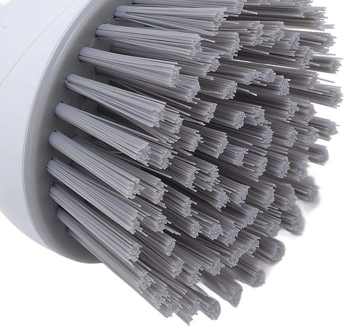 ZJchao 2 Pcs Soap Dispensing Handle and Palm Brush Set, Efficient Rotating Head Dish Scrub Brush for Kitchen, High Efficiency Stain Removal, Comfortable Cleaning Experience,