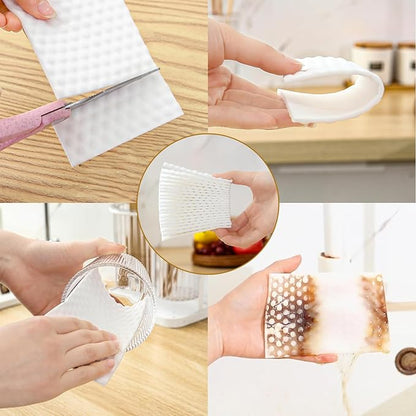 Magic Sponge Eraser Sheets, 96Pcs All-Purpose White Melamine Sponge Cleaner Convex Point Sheet, Thin Disposable Magic Cleaning Pads Wipes for Furniture Kitchenware, Hard-to-Reach Places, Shoe