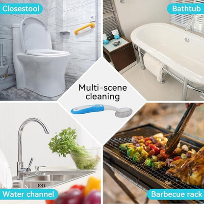 1PCS Toilet Cleaning Pumice Stone, Stains Hard Water Ring Remover Bathroom Cleaning Brushes Toilet Pumice Stone with Long Handle for Toilets, Bathtubs, Pool(1PCS)