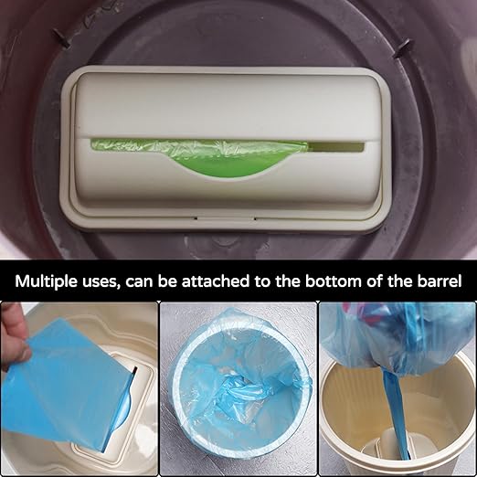 2 Pcs Small Bin Liner Kit,Trash Bag Dispenser for Bottom of Can,Trash Can Liner Dispenser,Trash Can Bag Dispenser,Small Trash Bag Dispenser,Fine Liner Trash Bags,for Kitchen Bathroom Toilet