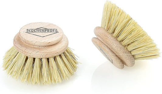Küchenprofi 2-Pack Replacement Brush Refill for Classic Dish Washing Brush