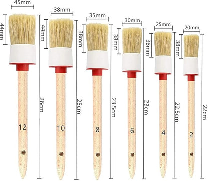 Nurkul 11 Pieces Auto Detailing Brush Set for Cleaning Interior, Exterior, Leather, Including 6 pcs Car Detailing Brushes, 3 pcs Wire Brush and 2 pcs Automotive Air Conditioner Brush