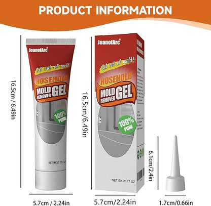 JoanofArc Remover Gel, Highly Effective In Penetration, Safe Formula That Does Not Damage The Surface, Suitable For Bathroom And Kitchen Tile Gaps, Wall Cleaning, 90g